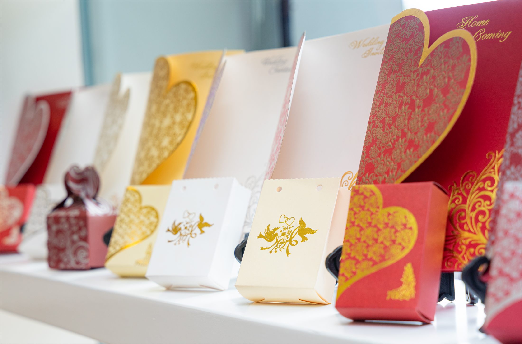 Burhani Print Studio invitation display detail